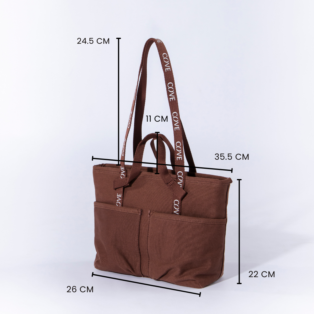 MiniTrip Canvas Tote – กระเป๋าผ้าแคนวาส ขนาดเล็ก ใส่ iPad 11 นิ้ว