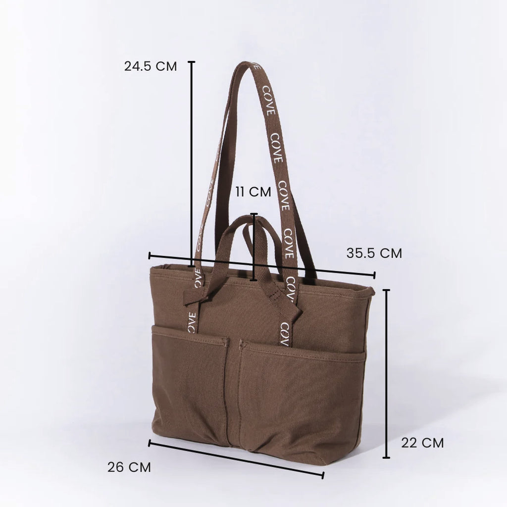 กระเป๋า MiniTrip Canvas Tote รองรับ Tablet 11 นิ้ว