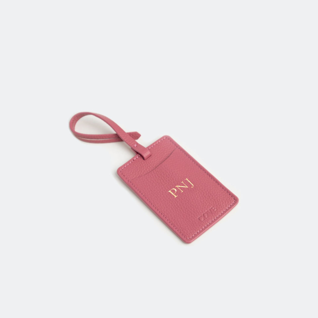 Luggage Tag - Coral Pink