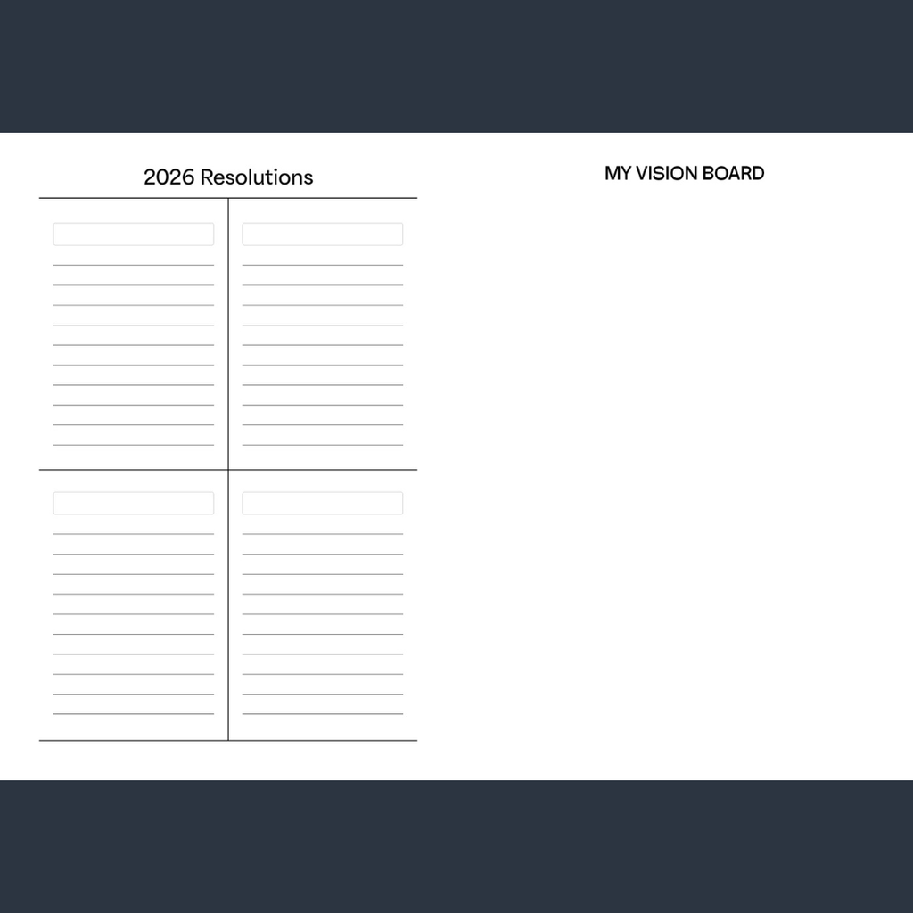 Work / Life Planner 2026 – สมุดจดเพื่อเป้าหมายทั้งงานและชีวิต