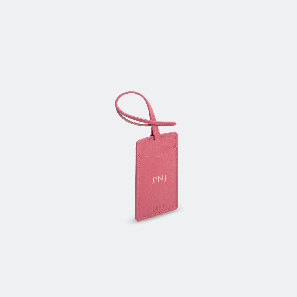 Luggage Tag - Coral Pink