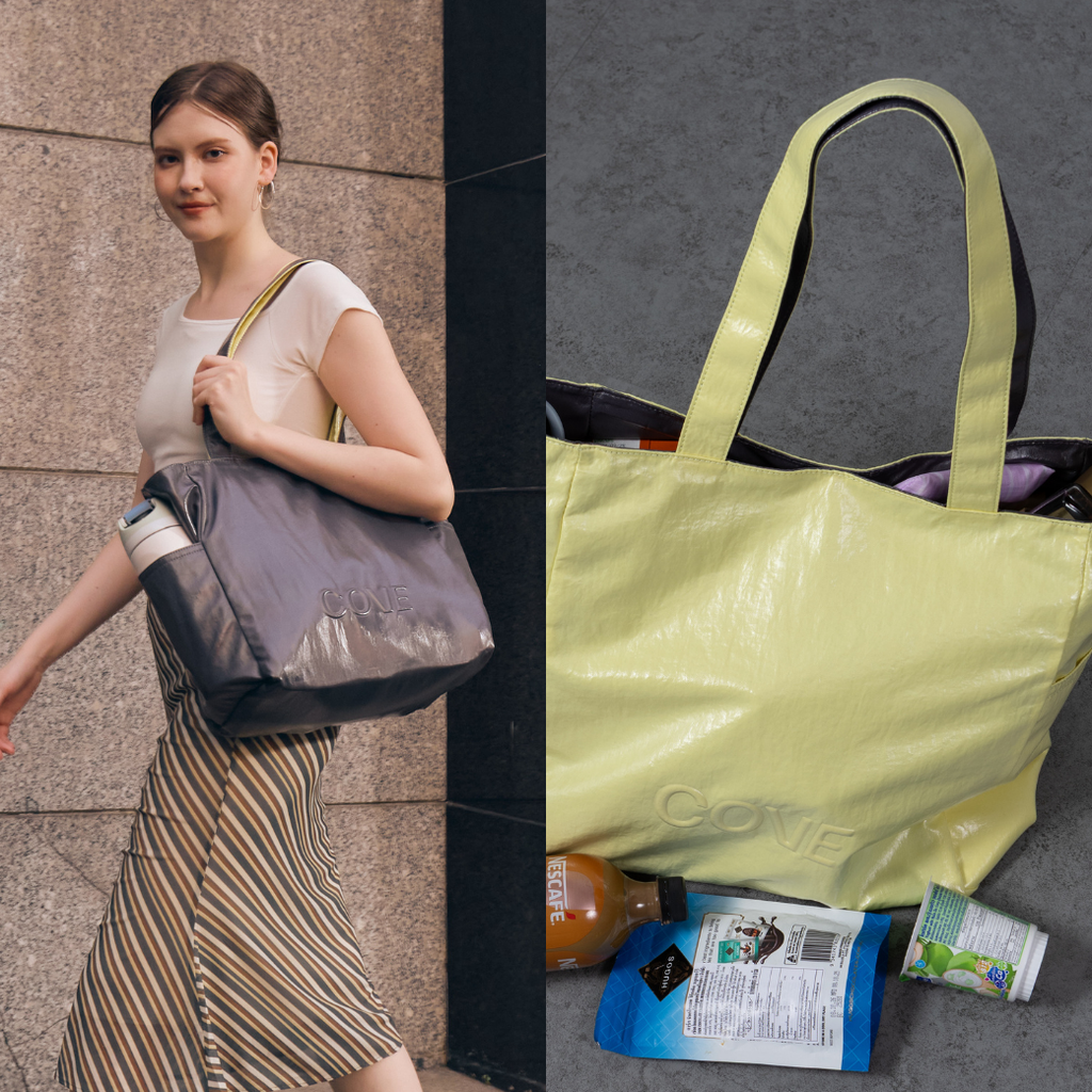 Reversible Shopper Tote กระเป๋า Tote แบบกลับด้านใช้ได้