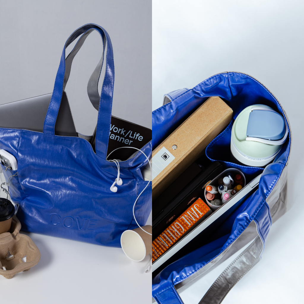 Reversible Shopper Tote กระเป๋า Tote แบบกลับด้านใช้ได้