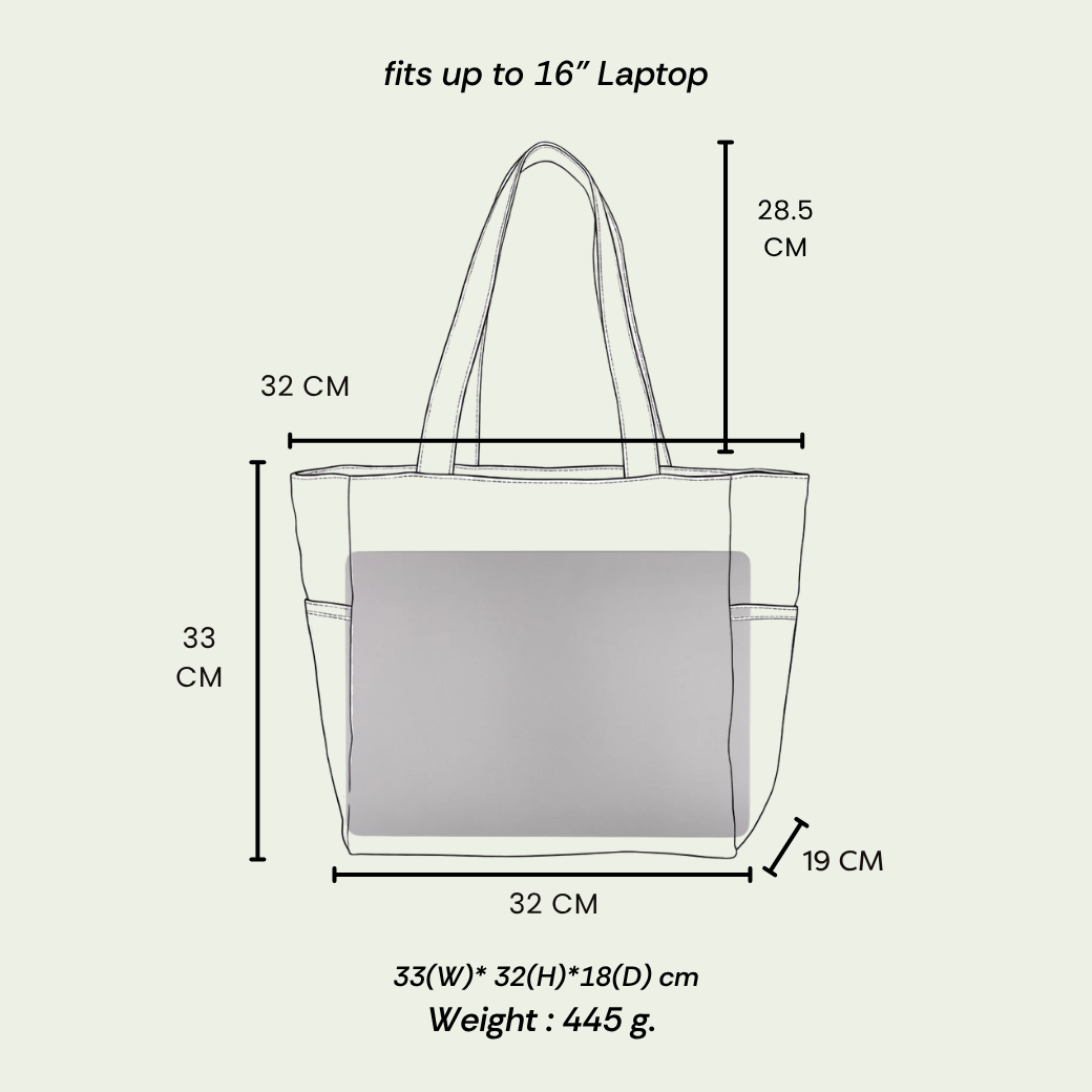 Reversible Shopper Tote กระเป๋า Tote แบบกลับด้านใช้ได้